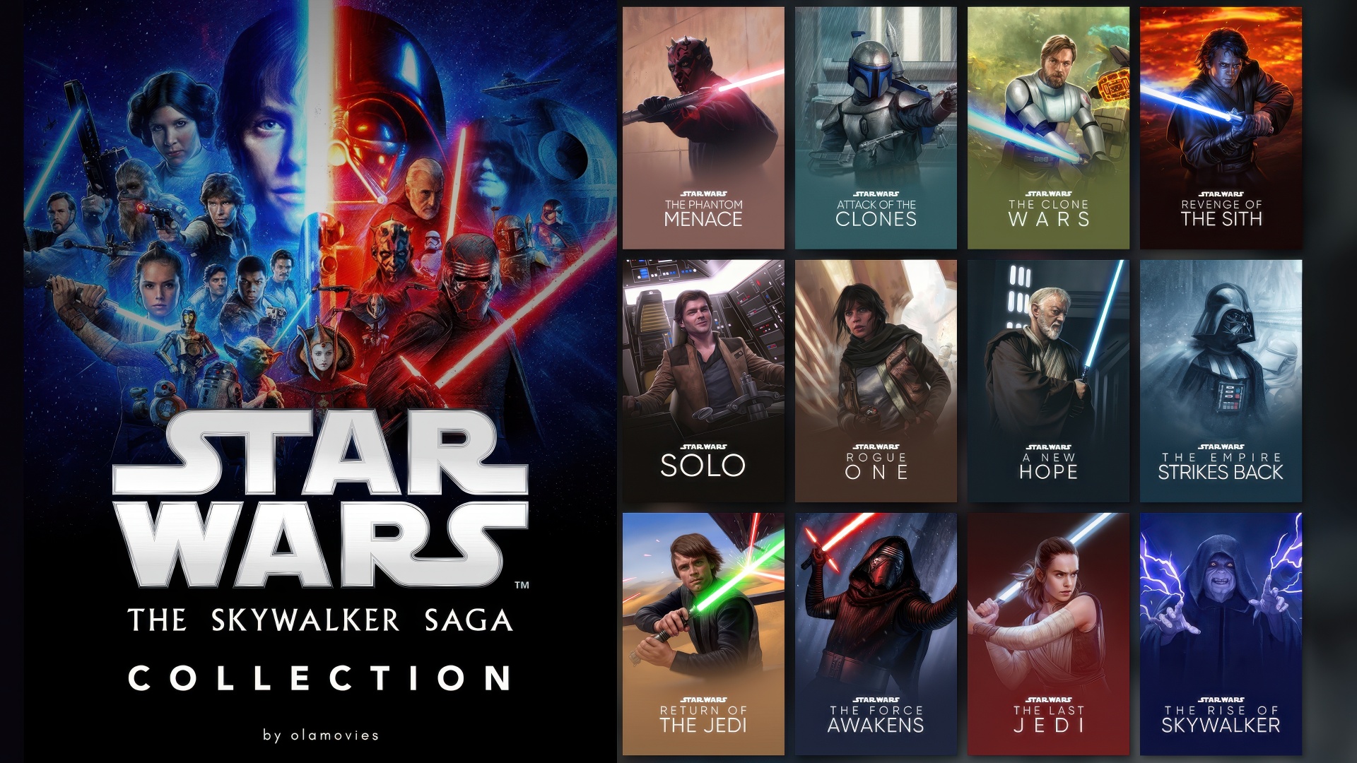 Collection of Star Wars Films Saga Google Drive Download